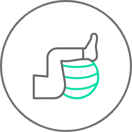 Physical therapy icon